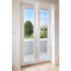 2-FLØYET BALKONGDØR I PVC, INNADSLÅENDE - Bilde 3