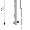 Maco Reservedel PVC Dør PVC Vindu Nedre hengsel dørblad/åpningsfelt - Bilde 2